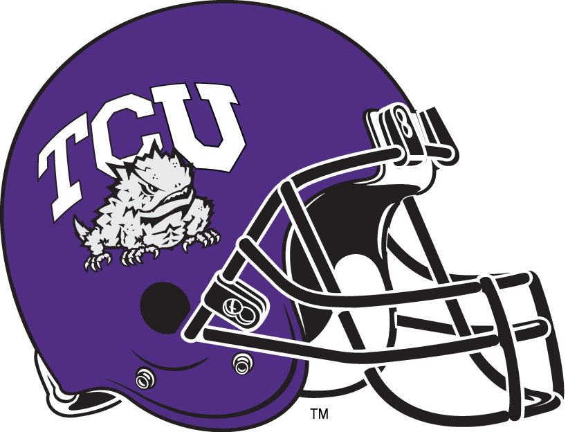TCU Horned Frogs 1995-Pres Helmet Logo diy fabric transfers